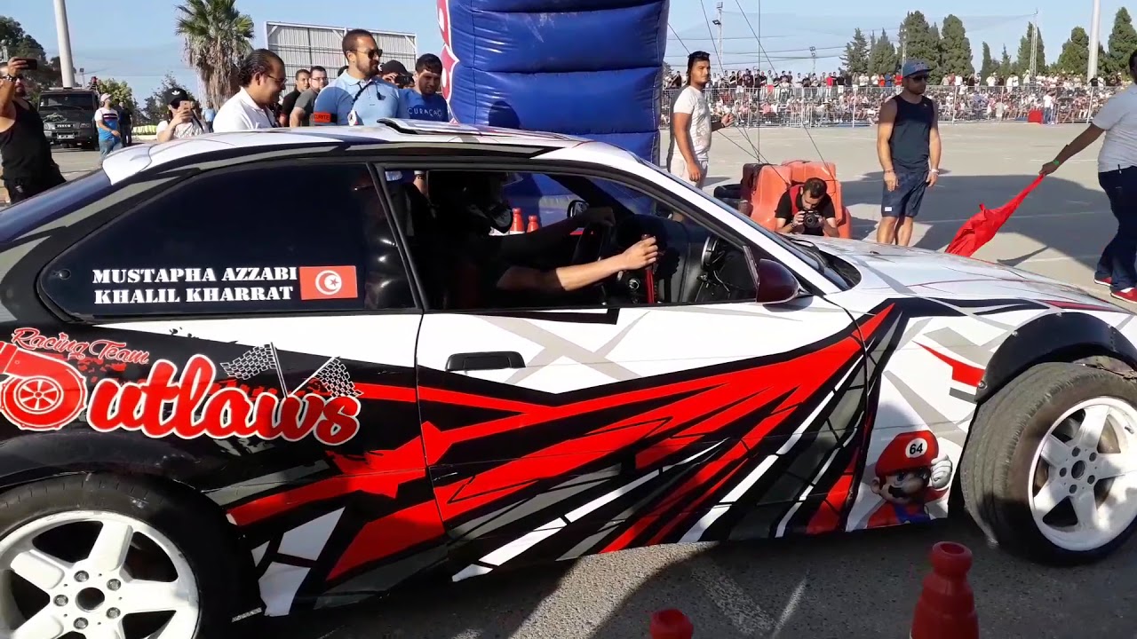 SPORT AUTO EN TUNISIE, DRIFT TUNISIE avec Khalil Kharrat et Amine Chouchene en actions