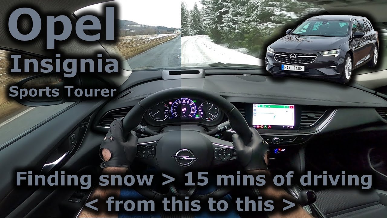 Opel Insignia Sports Tourer 2.0 CDTI (2021) | POV test drive - looking for snow