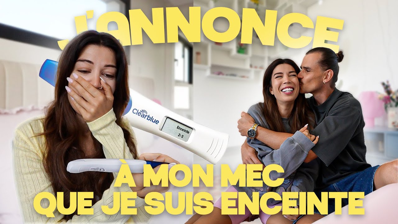 J’apprends en Direct et J'annonce a mon Mec que je suis ENCEINTE !