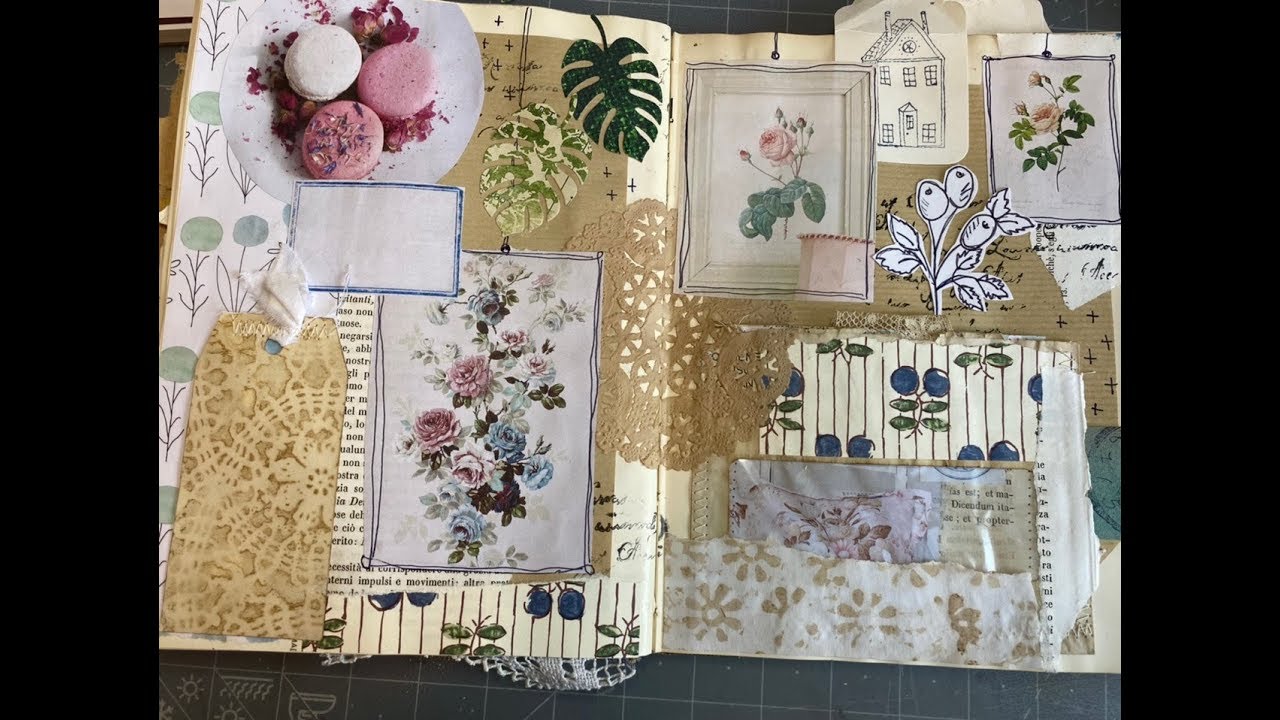 Craft with me | 5 prompt weekly collage challenge #2020c07 | Margarete Miller