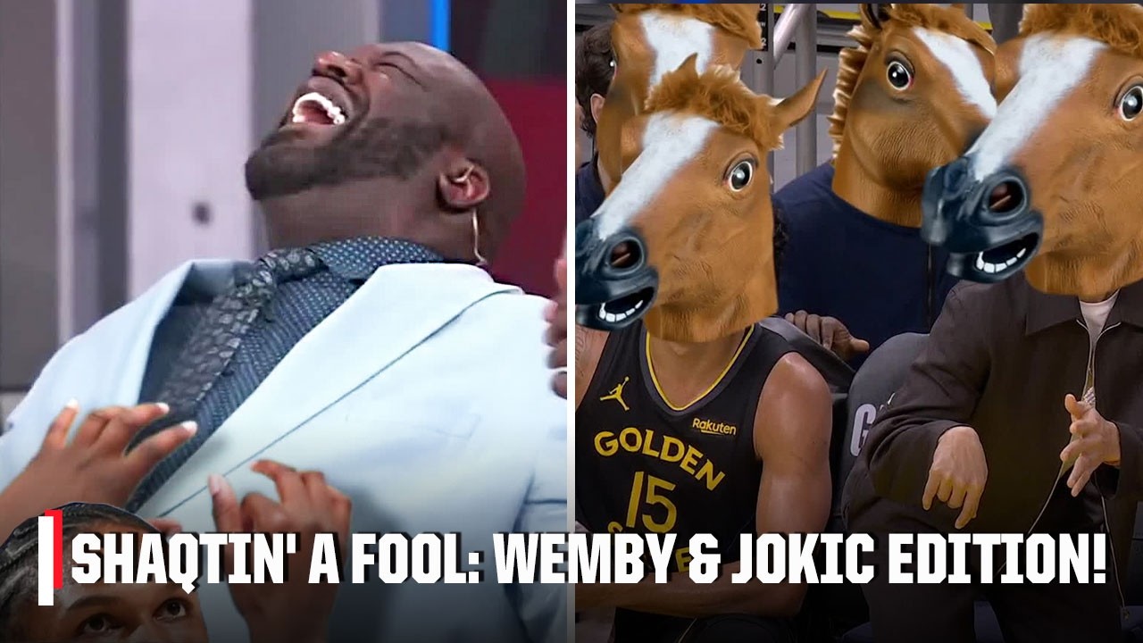 Shaqtin' A Fool: Ausar Thompson tickles Wemby, Jokic horsing around & more 🐴 | NBA Tip-Off