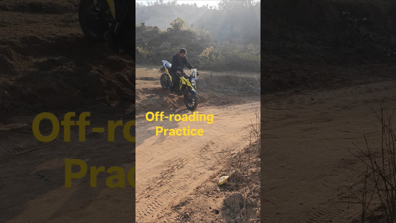 Off-roading Practice on my Bike! ⛰️.Motorcycle 