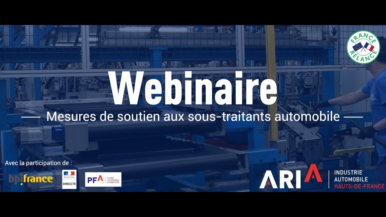 Mesures de soutien aux sous traitants automobile