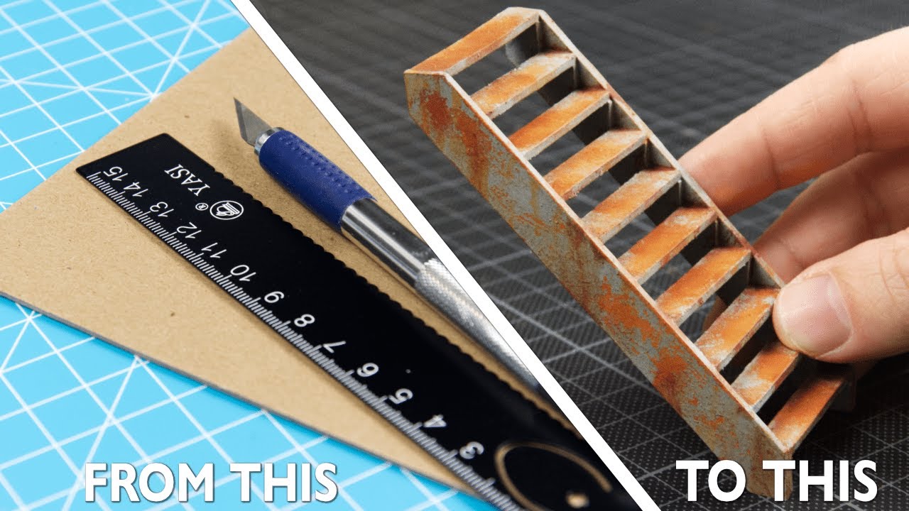 How to Make Cardboard Stairs for Warhammer 40K, Necromunda and Kill Team