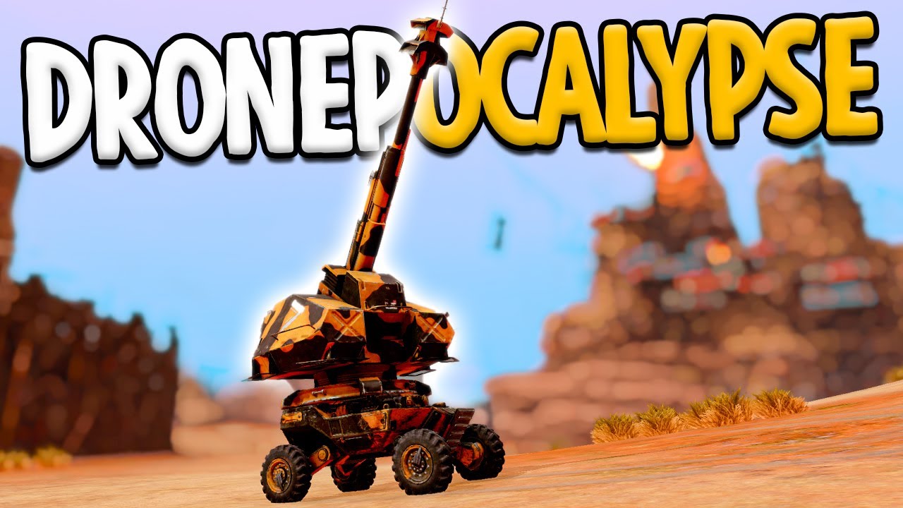 DronePocalypse is Back - Huge guns on Tiny Remote Controlled Cars - Crossout Gameplay