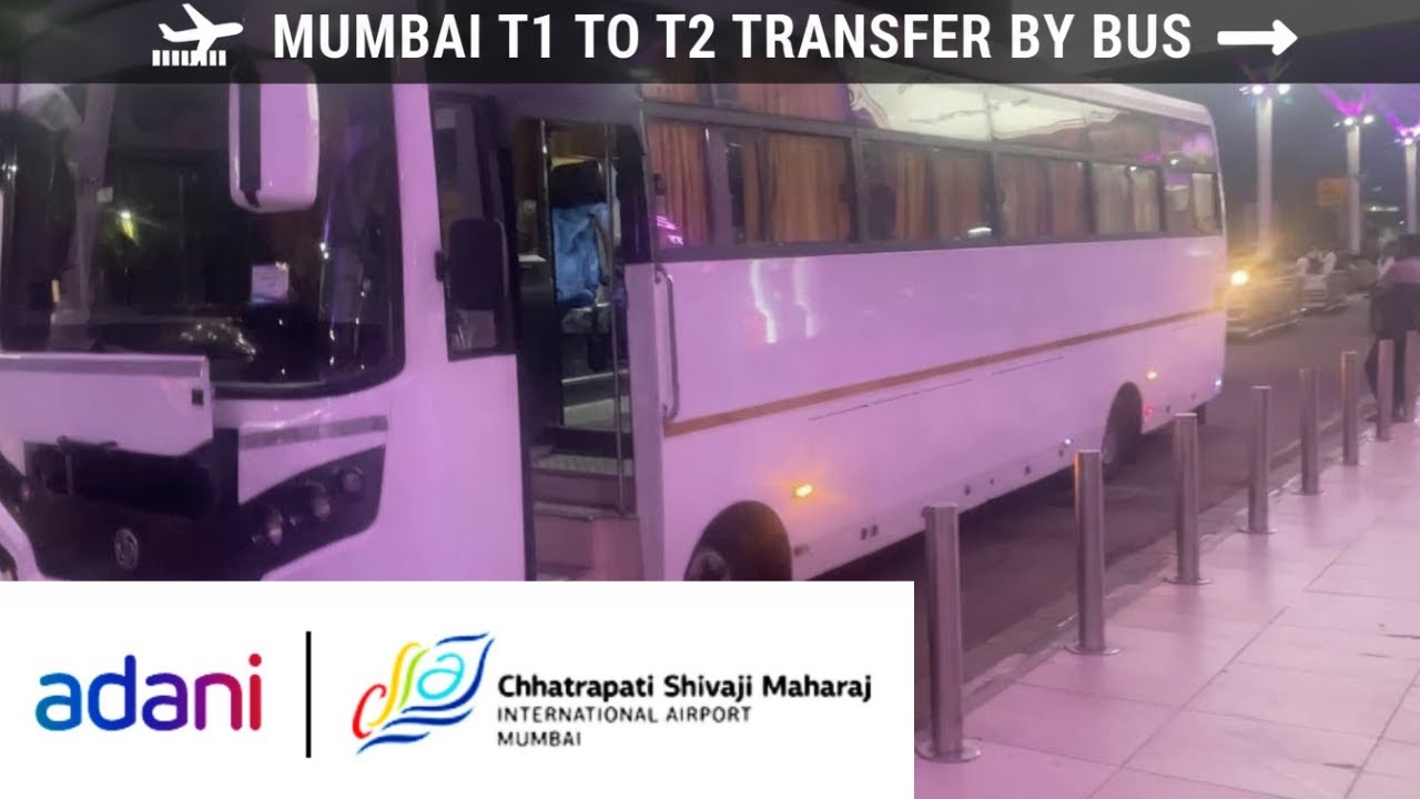 Mumbai Airport T1 to T2 transfer shuttle | Complimentary bus transfer