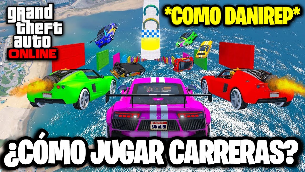 DUDA: ¿CÓMO JUGAR *CARRERAS y CARA a CARAS* 😱 como #DANIREP *MUY FÁCIL* 🔥 #GTAVOnline - San Alien 👽