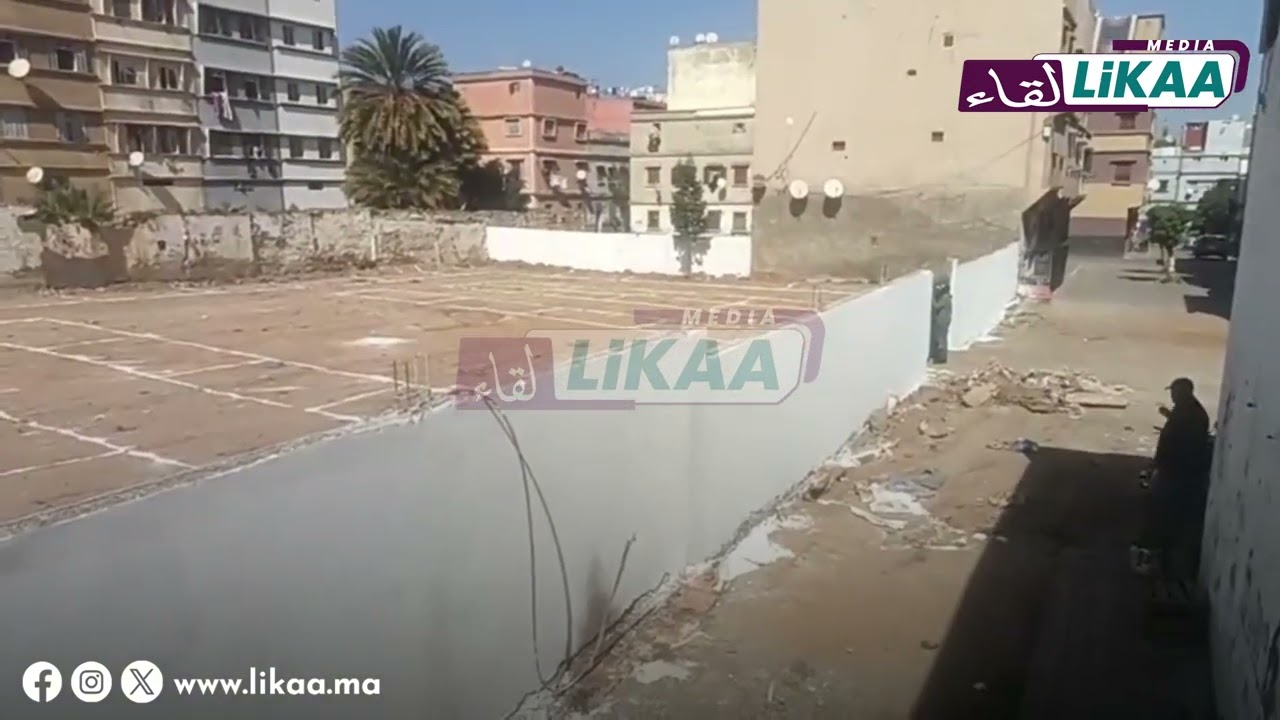 هذا هو المكان الجديد ديال سوق الماطر بالحي المحمدي لي ثم الهدم ديالو بالأمس