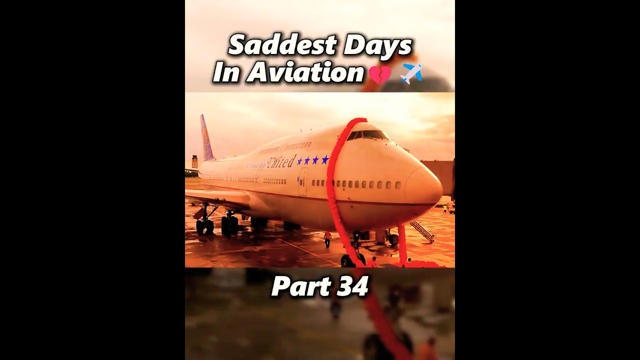 Saddest Days In Aviation Part 36 ✈️💔 - United Airlines Final 747 Flight