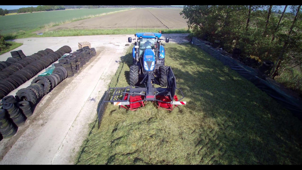 Grassilo Ernte in 4K Aufl&ouml;sung (Ultra HD) Hof Scheel