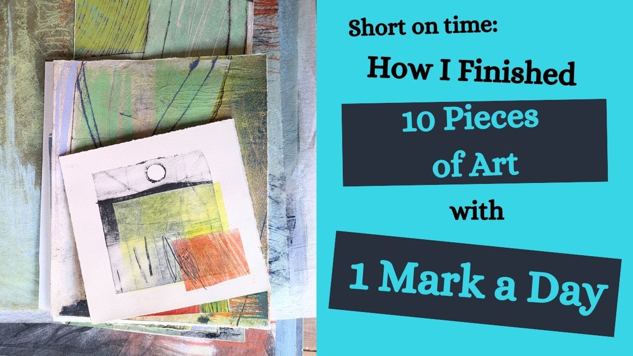 My Hand Printing Summer: Monoprinting in the Artist Garden Studio