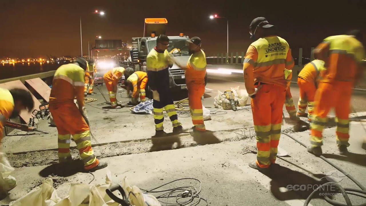 Concessionária Ecoponte realiza melhorias nas juntas de dilatação da Ponte Rio-Niterói