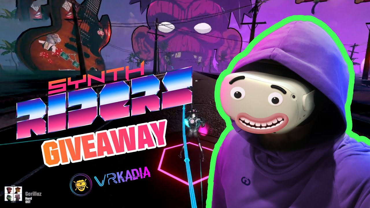Synth Riders VR GIVEAWAY - Czy Lepsze od Beat Saber? - CZYTAJ OPIS! | PCVR Gameplay