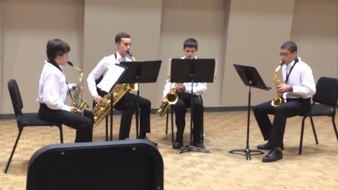 Skip Garibaldi Saxophone Quartet: Sinfonia No. 3 by J.C. Ba