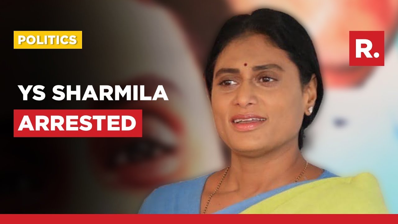 YSRTP Chief YS Sharmila Arrested Over Remarks Against BRS MLA