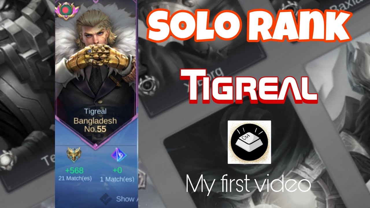 Bangladesh No.55 Tigreal.Solo rank . Flawless control #mobilelegends #tigreal #ranked 
