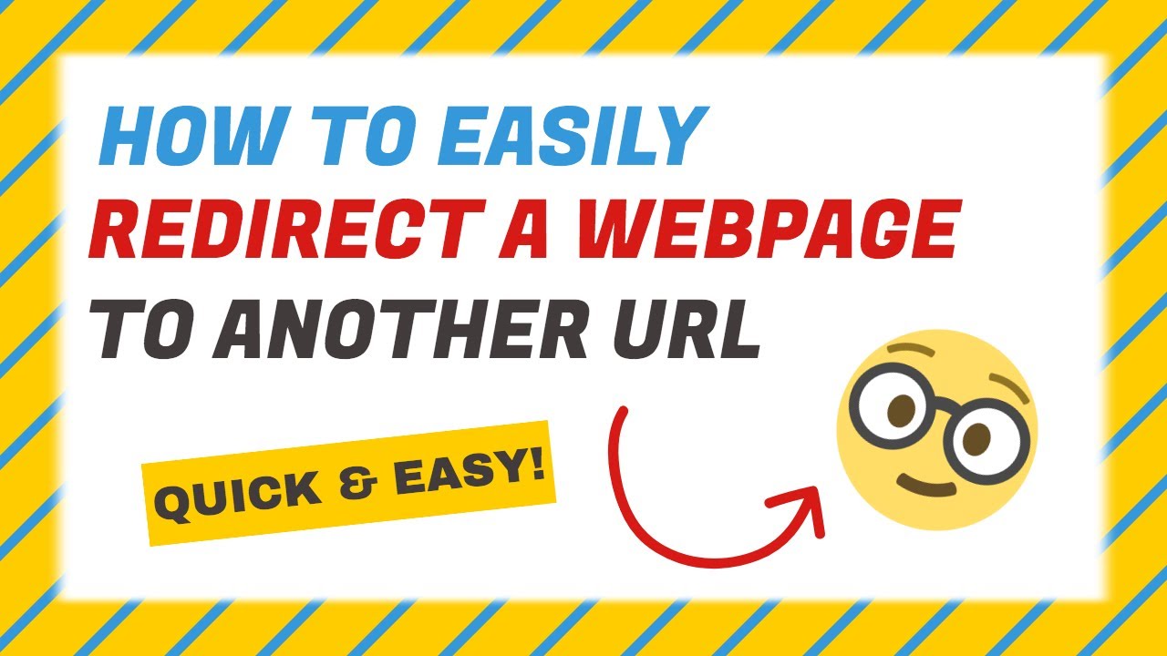 How to Redirect a Webpage to Another URL | Simple Webpage Redirect Script
