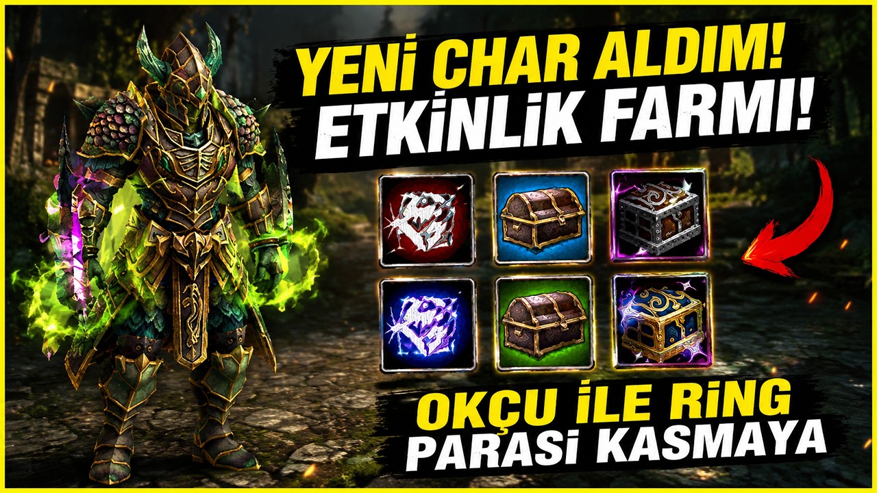 Yeni Ring Aldım! Okçu ile Farm & Etkinlik 🔥 | Knight Online | Zero