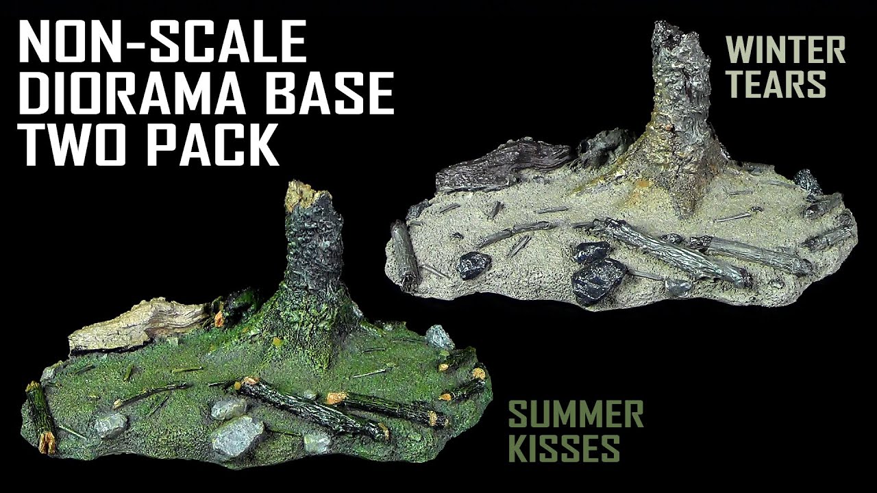 Rebor ™ Non Scale Diorama Base Two Pack - Summer Kisses & Winter Tears - Unboxing & Review