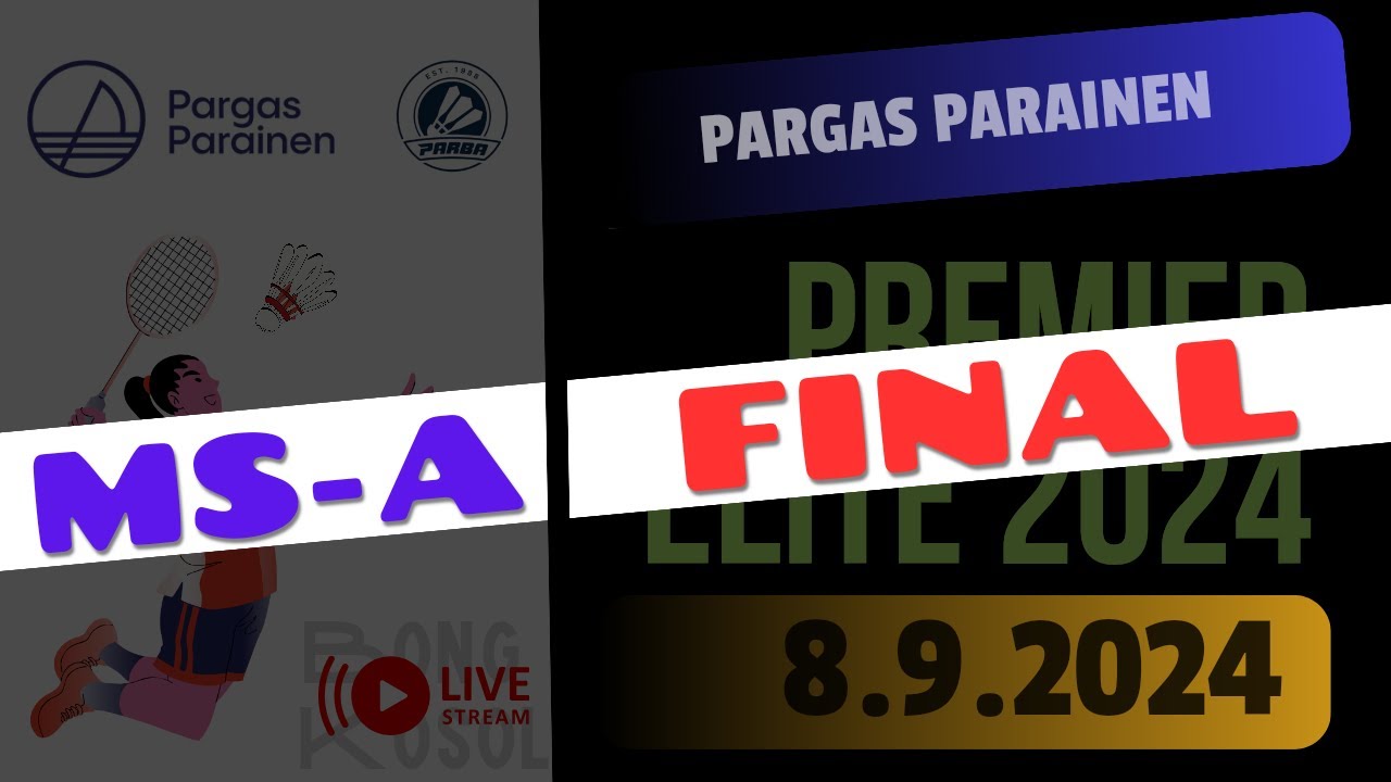 Tommi Kaikkonen vs. Lukas Penttinen | Badminton Match FINAL