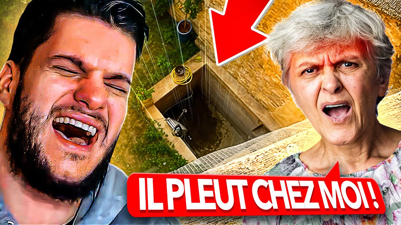 VOUS NE CONTRÔLEZ PAS LA PLUIE ! cette dame est euphorique !