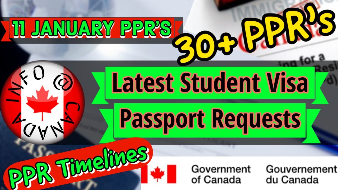 11 Jan PPR Timelines | Canada Passport Request Trends | Latest Student Visa Updates | PPR Timelines