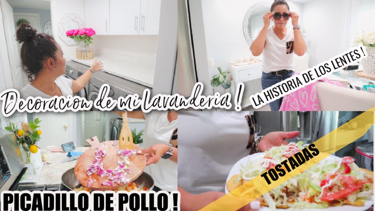 DECORE MI LAVANDERIA |PICADILLO DE POLLO |SILVIAENTUVIDAVLOGS