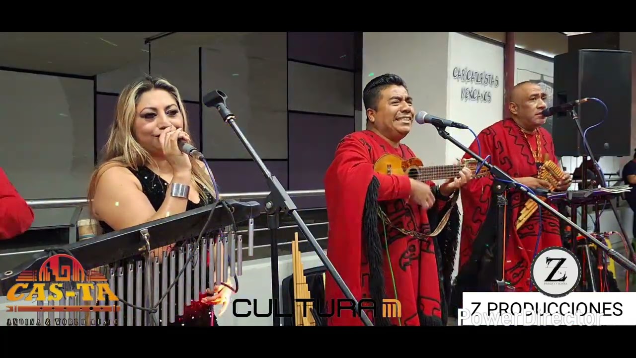 Grupo CAS-TA CUMBIA en la estación Zapata línea 12 