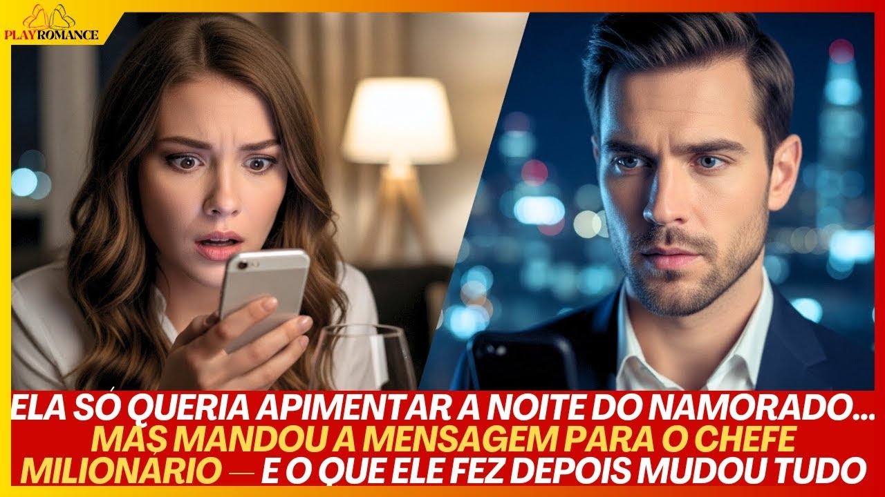 ELA SÓ QUERIA APIMENTAR A NOITE DO NAMORADO… MAS A MENSAGEM FOI PARA O CHEFE MILIONÁRIO