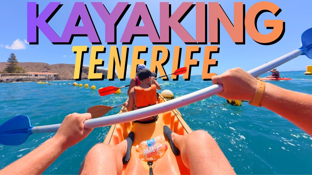 Приключение в Атлантике: Наш семейный тур на каяках в Лос-Кристианос! 🌊