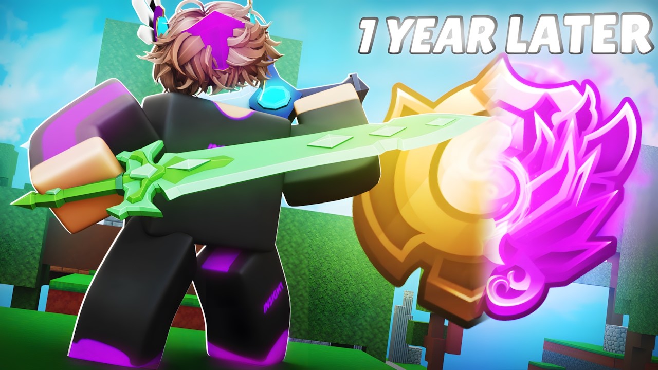 Я впервые за год пошел в одиночный рейтинг в Roblox Bedwars...