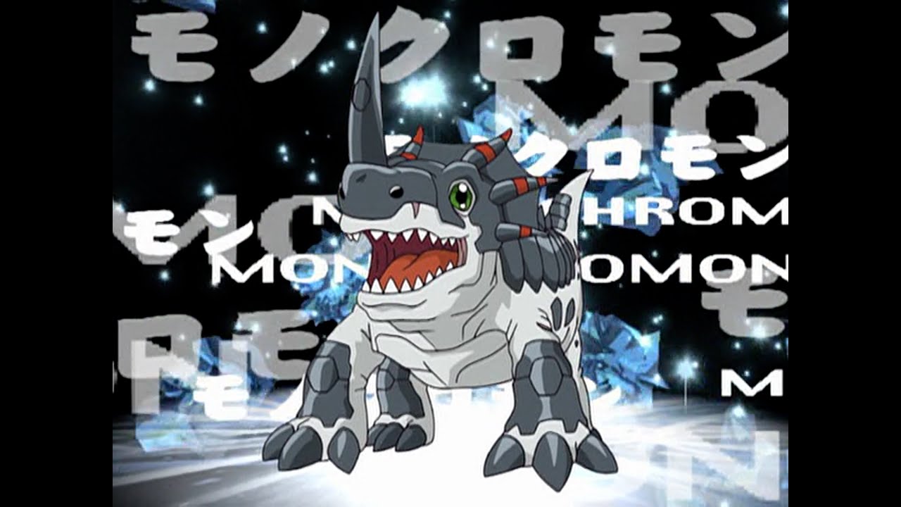 Gotsumon Digivolves to Monochromon - Digimon Adventure 02 [2000]