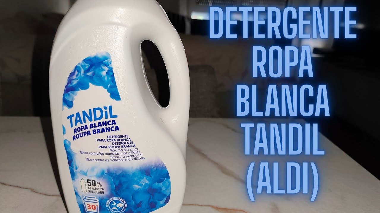 ✅ PROBANDO EL DETERGENTE LÍQUIDO DE ROPA BLANCA (ALDI)