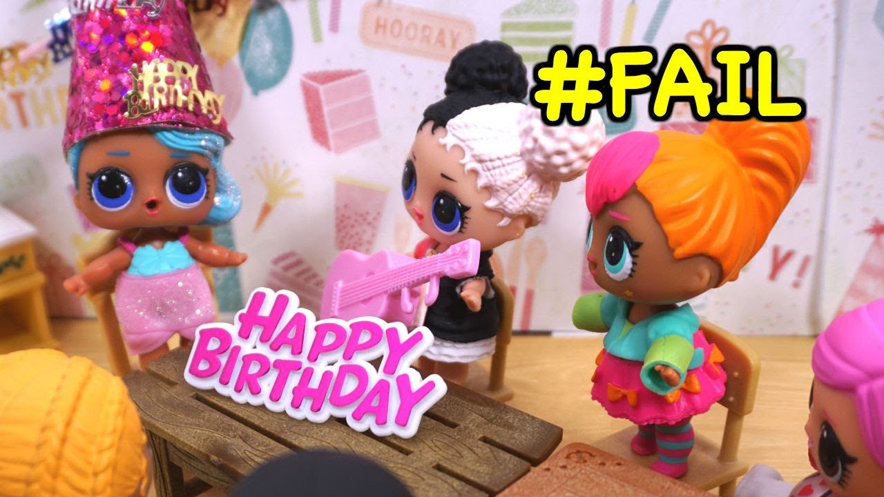 BARBIE Puts On A Birthday Party For LOL SURPRISE DOLL Sparkles!