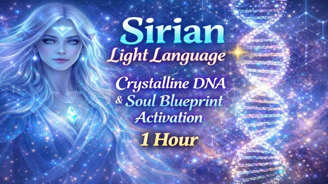 Sirian Light Language ✨ Crystalline DNA & Soul Blueprint Activation 1 Hour