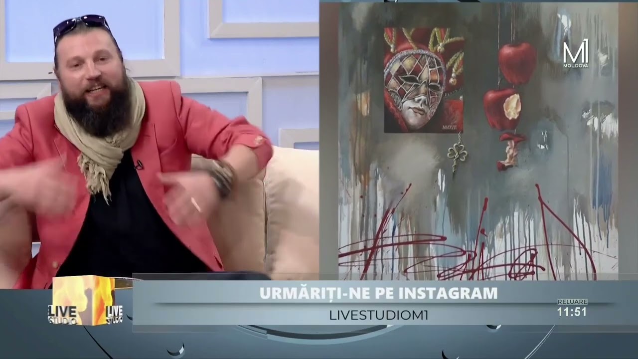 Cum arată o zi din viața artistului plastic Dumitru Balica, aflaţi din secvența video