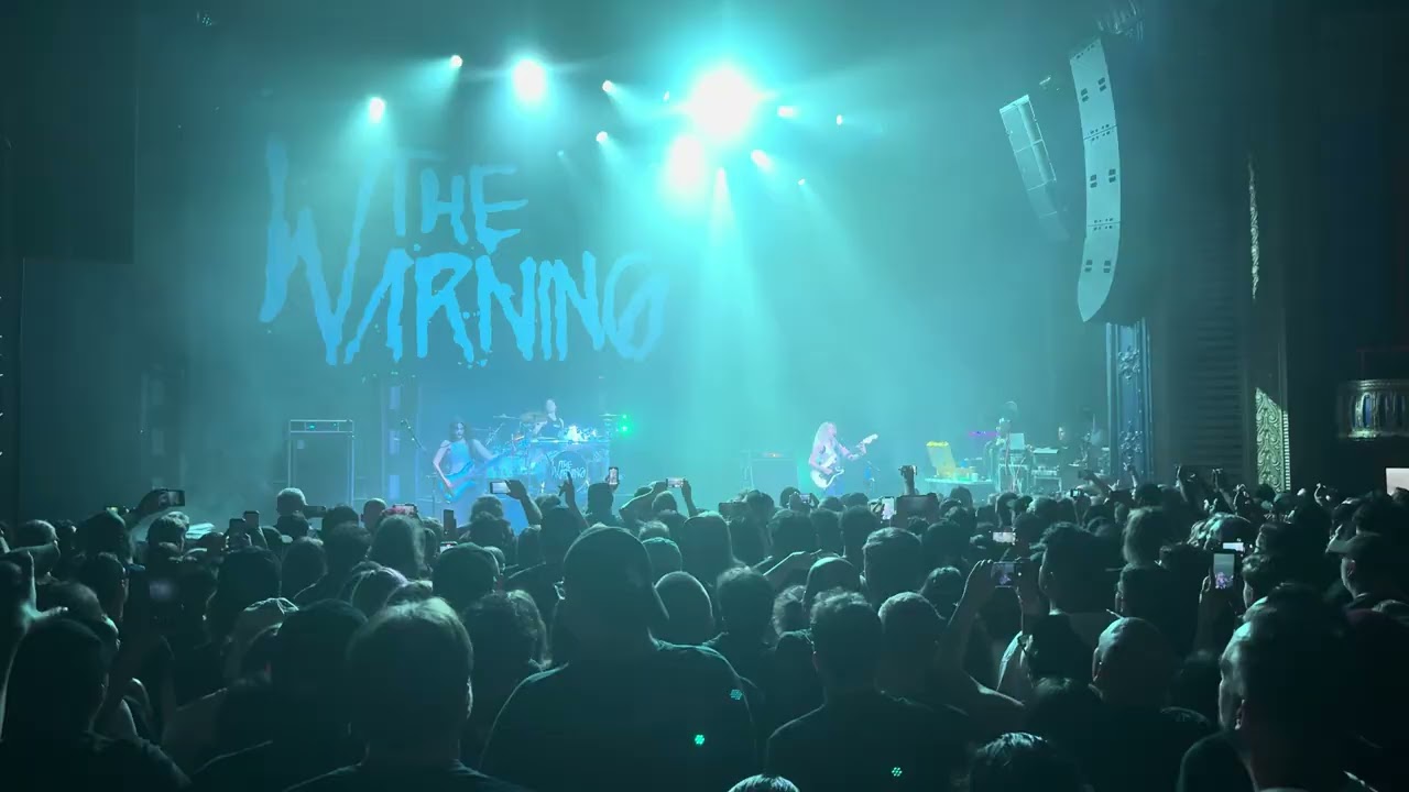 The warning-sharks live Chicago 7/22/25 keep me fed 2025 tour. Riviera theatre, Chicago