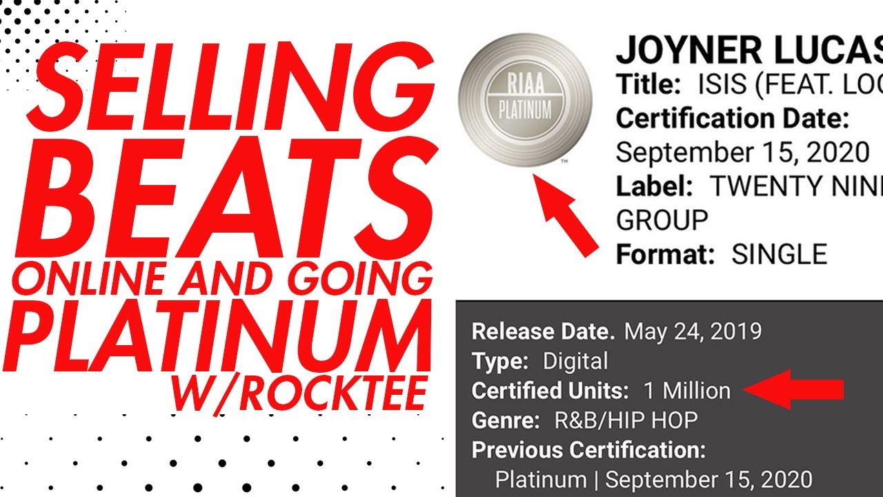 Selling Type Beats Online and Going Platinum (Rocktee)