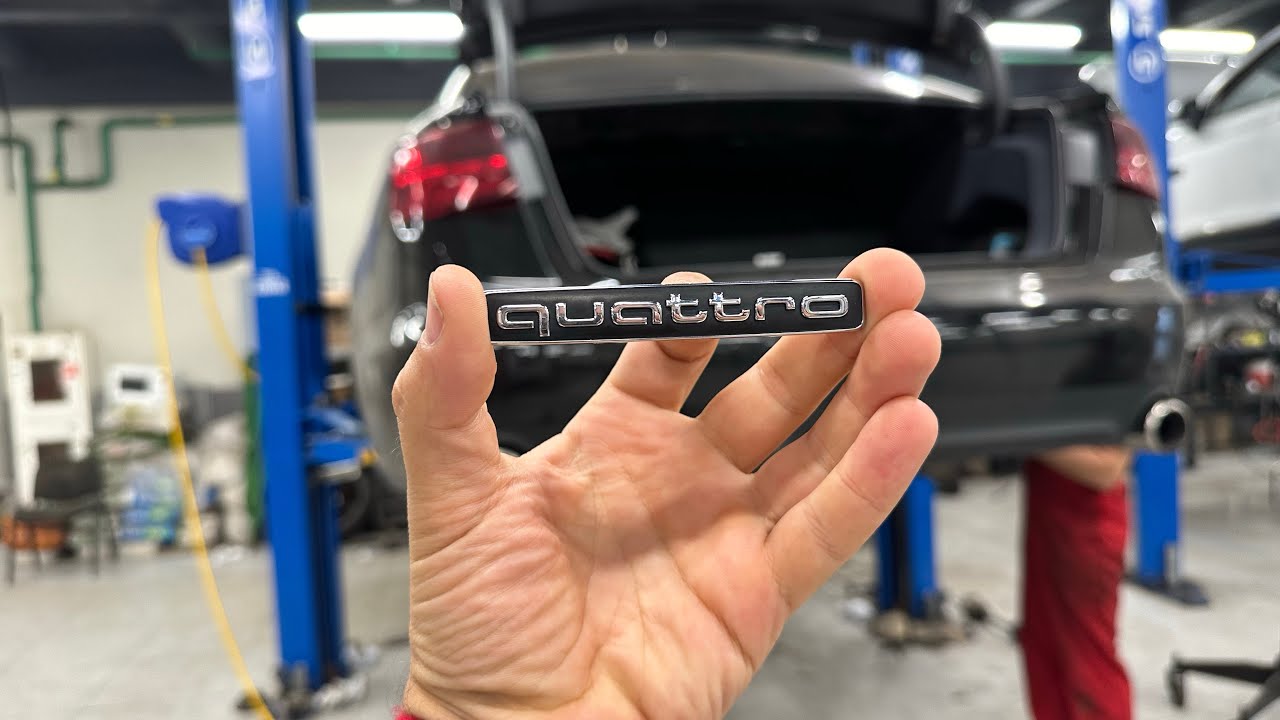 Шильдик Quattro или свап полного привода на Audi A6C7 2.0 TFSI.