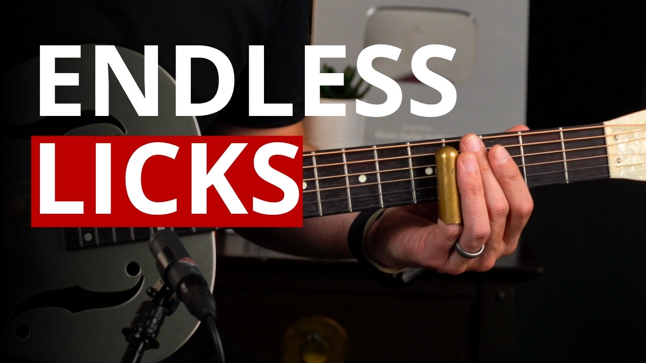 Never Run Out of Open D Slide Ideas (Simple Fretboard Map)