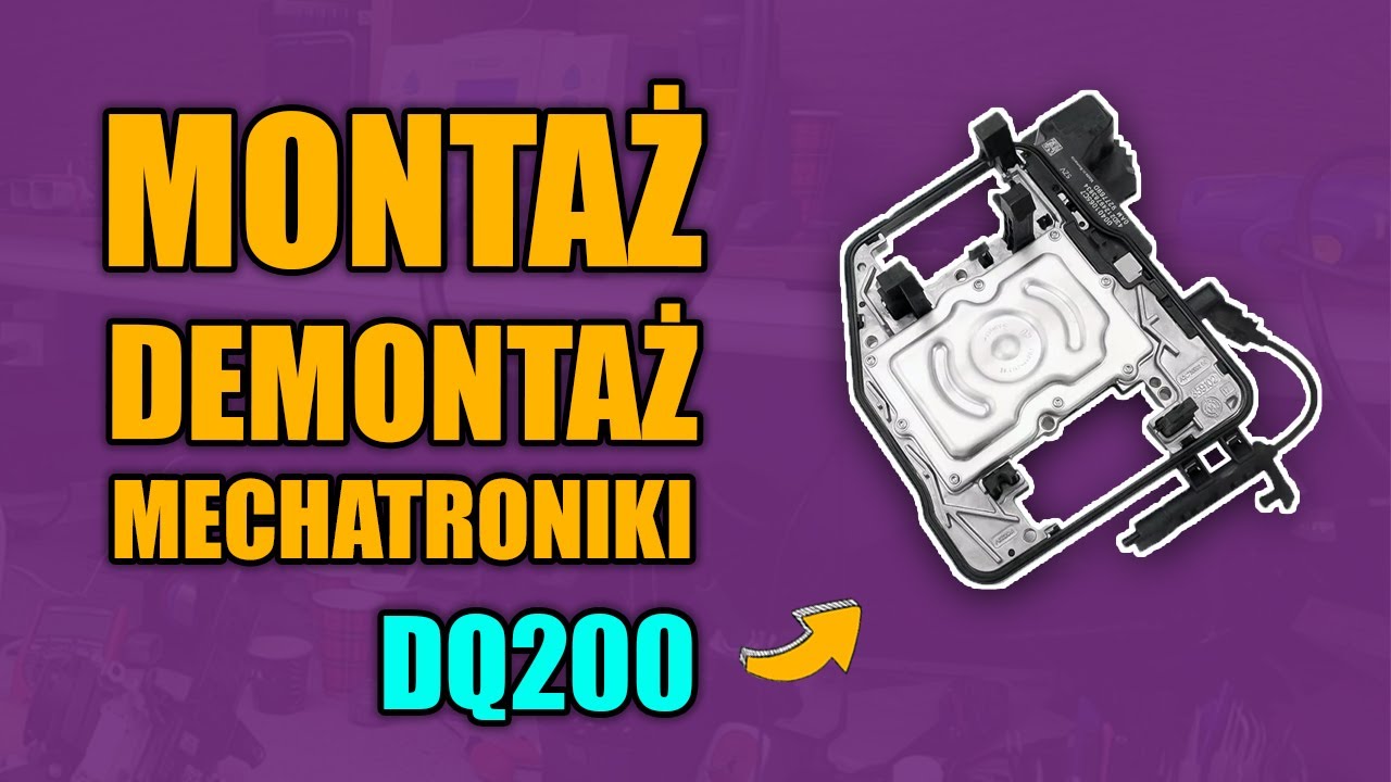 Jak zdemontować / demontaż mechatroniki komputera sterownika DSG DQ200 0AM 0CW