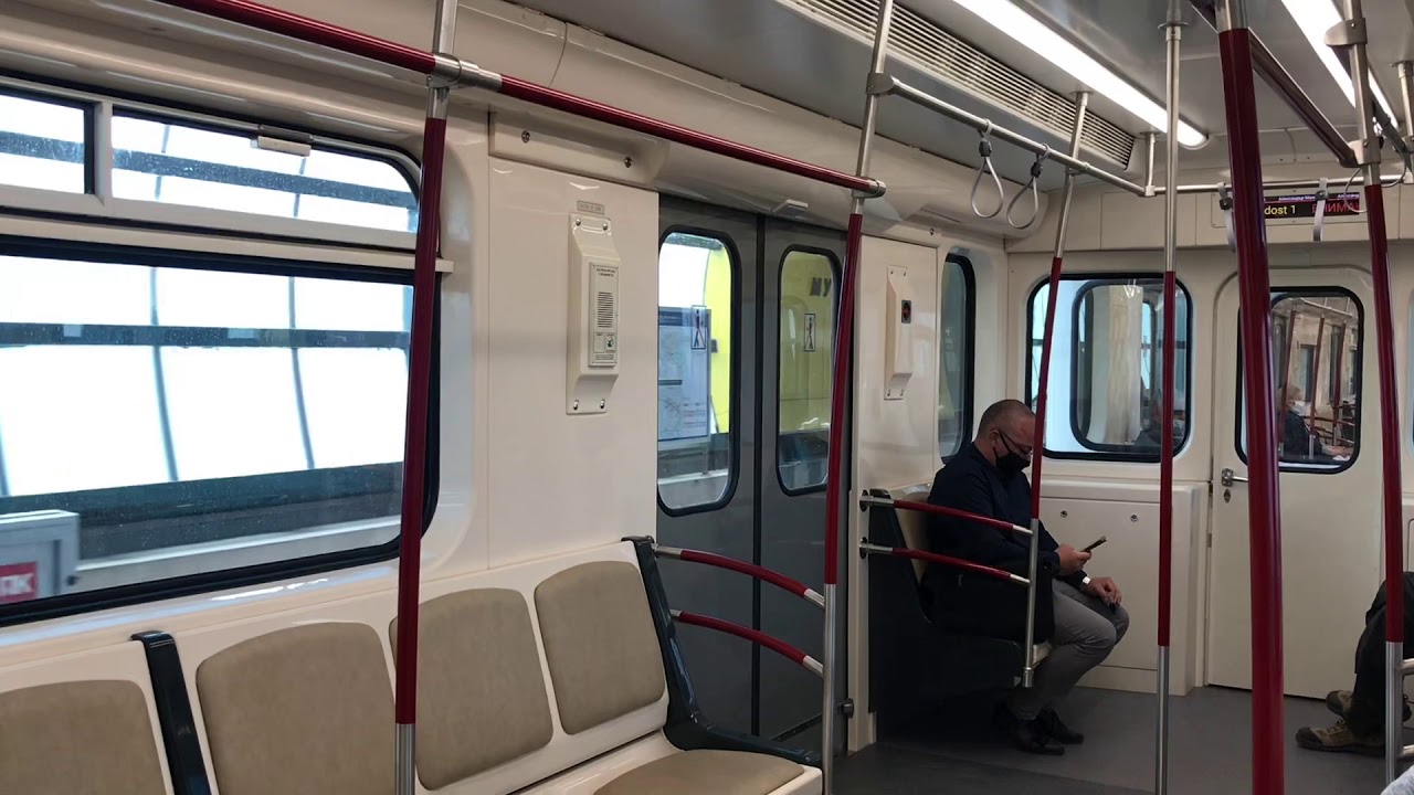 A new train on the Sofia metro