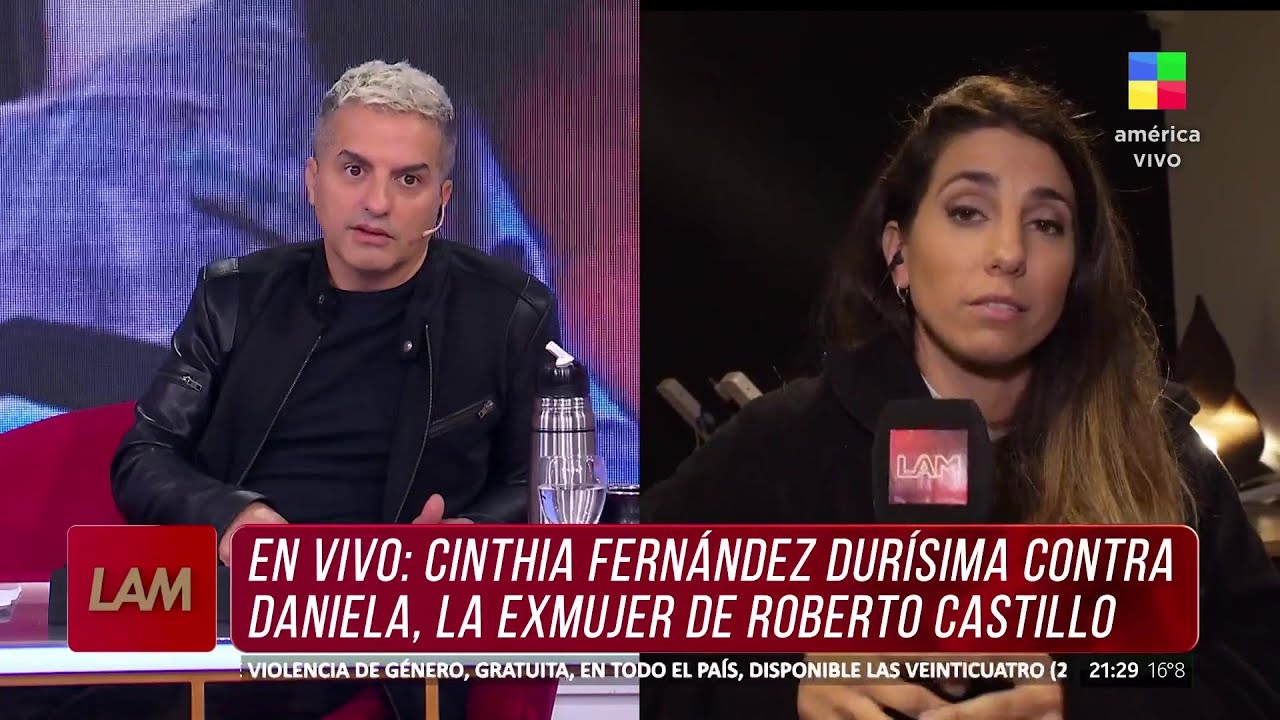 💥 CINTHIA FERNÁNDEZ durísima contra la ex de ROBERTO CASTILLO