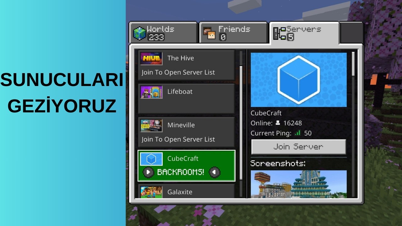 Minecraft AMA Sahura kadar YAYIN