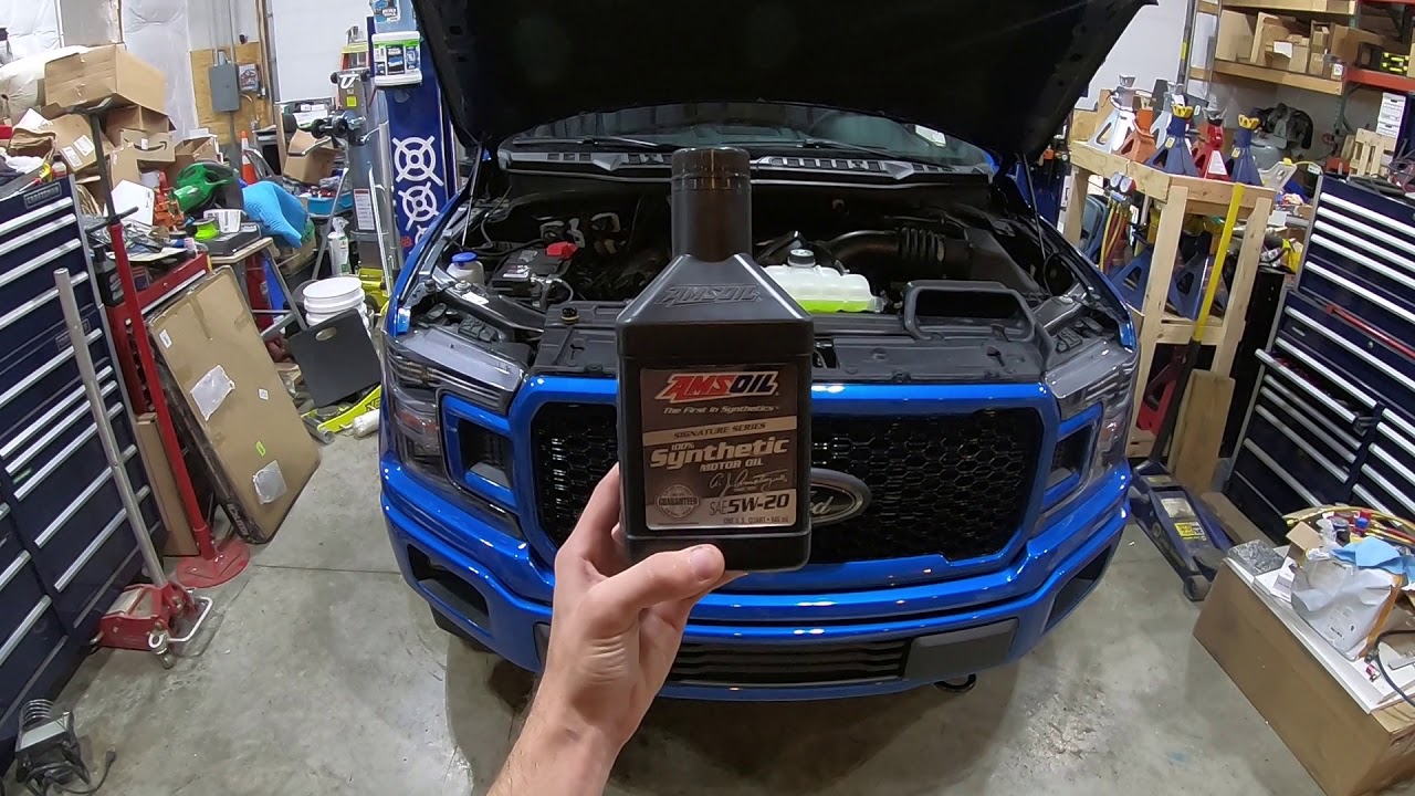 2018-2020 Ford F150 5.0L OIL CHANGE * HOW TO *  #f150 #oilchange #diy