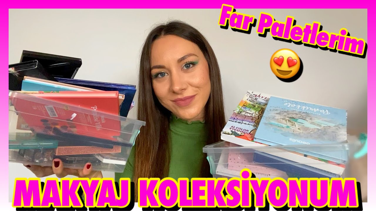 MAKYAJ KOLEKSİYONUM | T&Uuml;M FAR PALETLERİM 💖