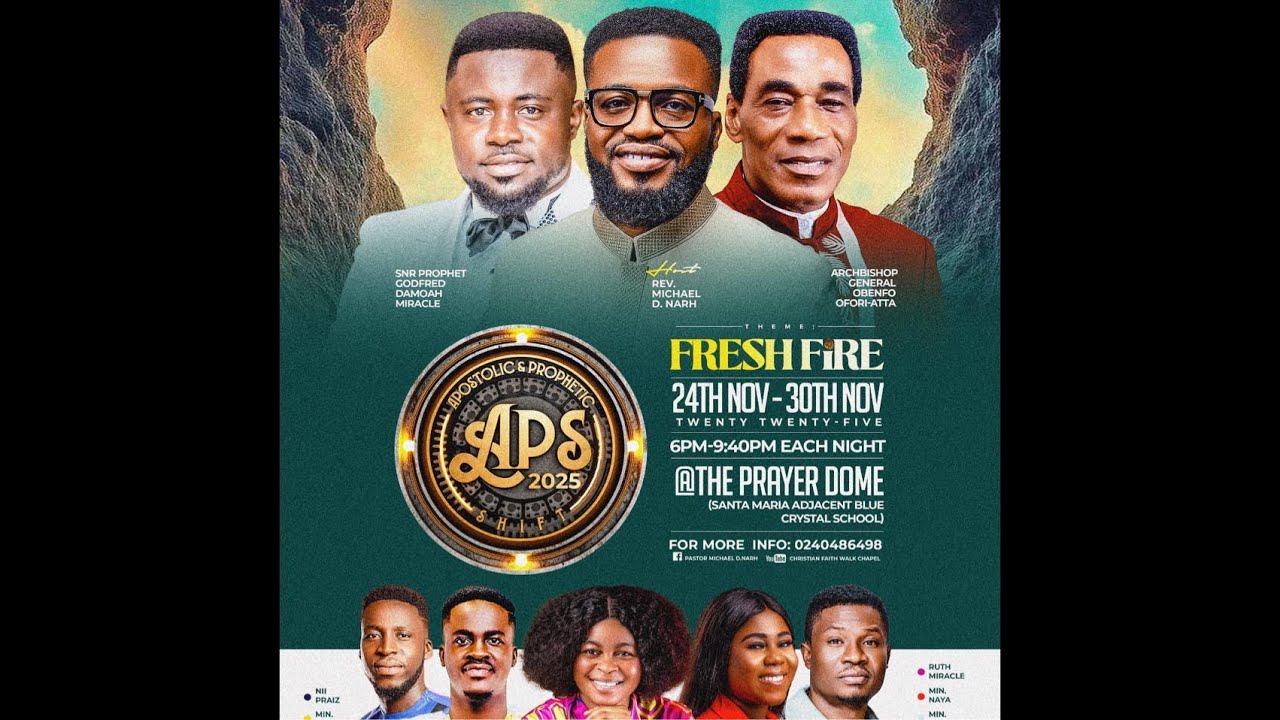 DAY 4 || APS CONFERENCE || REV. MICHEAL D. NARH || THE PRAYER DOME || 27/11/2025.