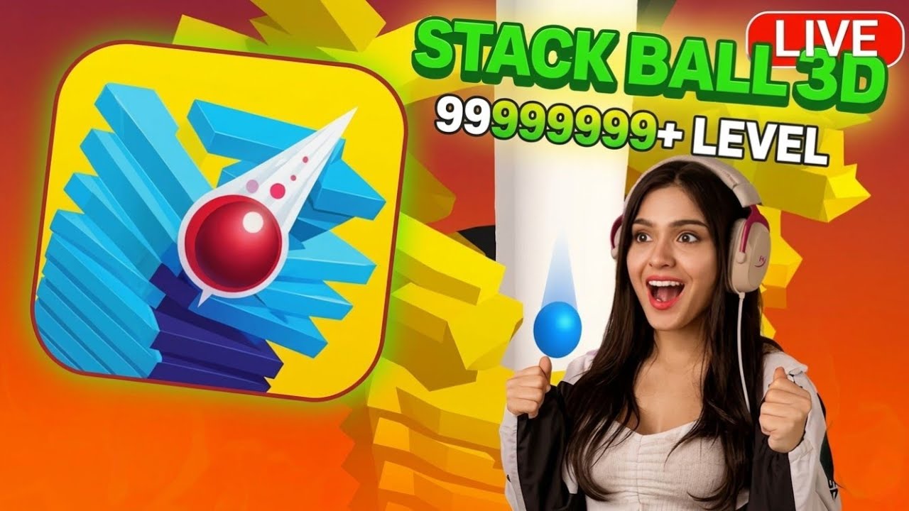 Stack Ball Live Part 88 ! 🎮🔴 #live  #stackballlive  #shortslive