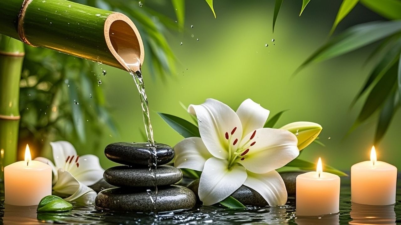 Relaxing Nature Sleep Music 🌿 Bamboo Flow