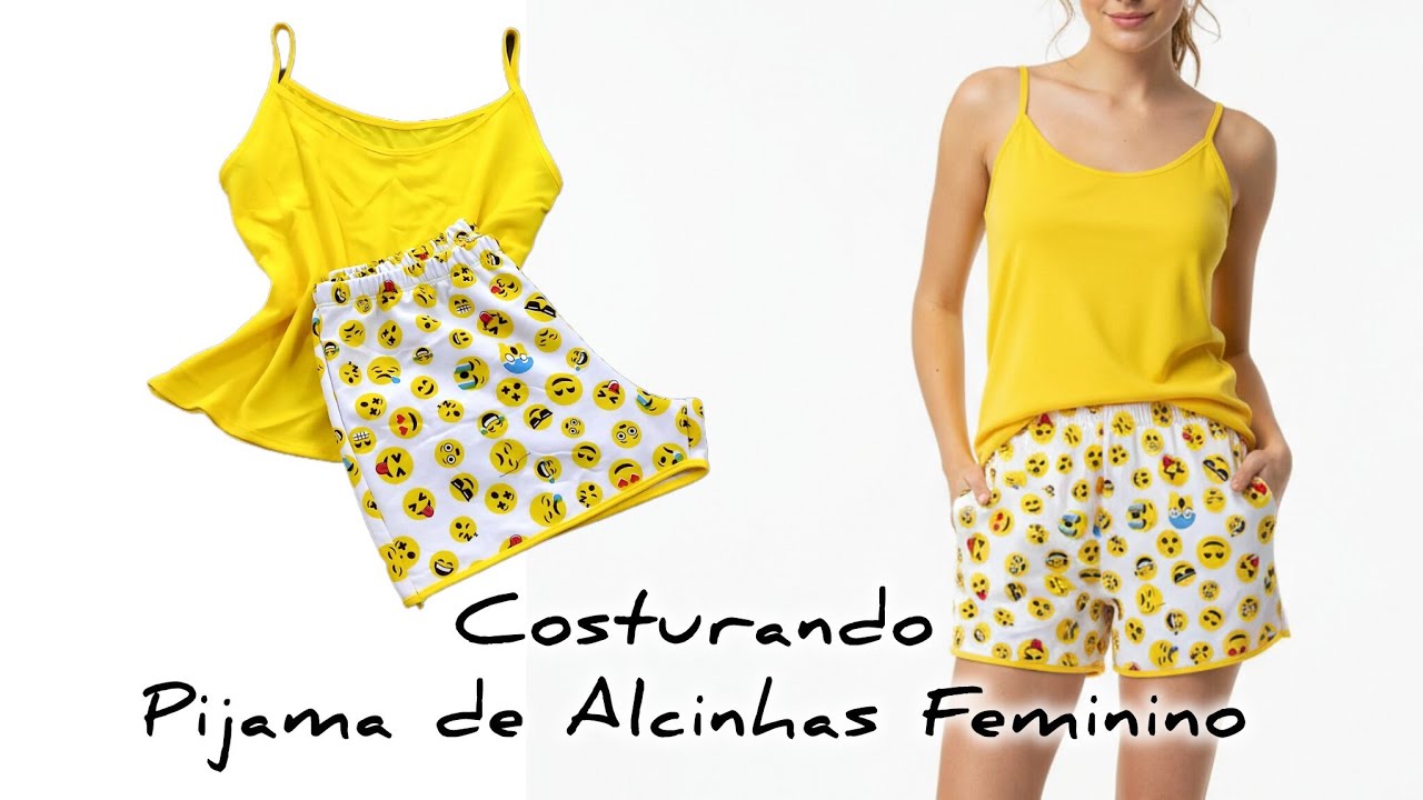 COMO COSTURAR PIJAMA FEMININO BABY DOLL 